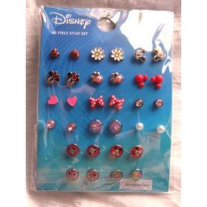 NEW Disney 16 piece Stud Earring Set Sensitive Ears Mickey Minnie Daisy Earrings